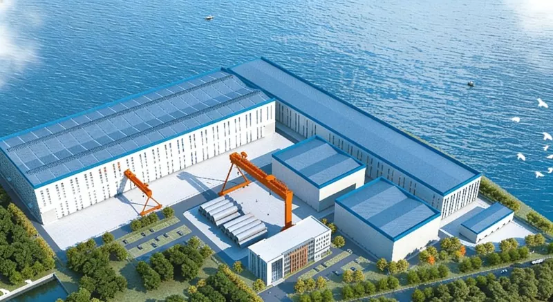Sebopeho sa tšepe fektheri ea Matla a Moea oa Offshore